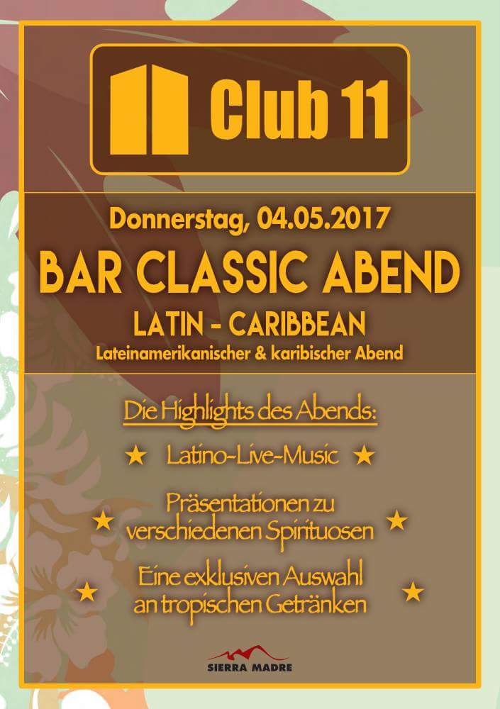 Bar Classic Abend - Latin Caribbean